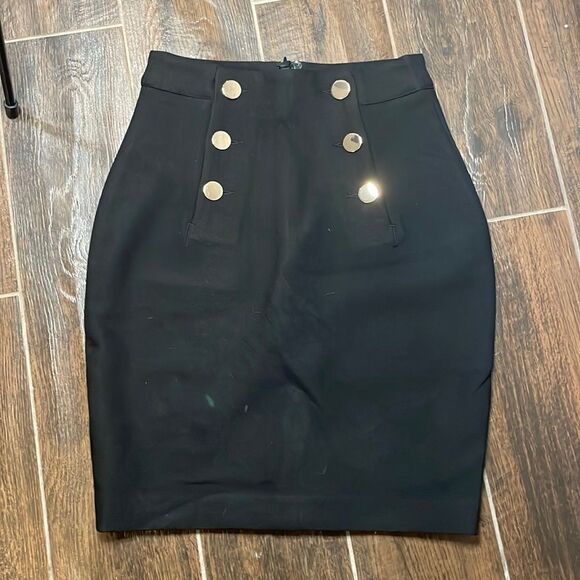 🖤 H&M Black Skirt - Size 2 (NWT) - Picture 1 of 5